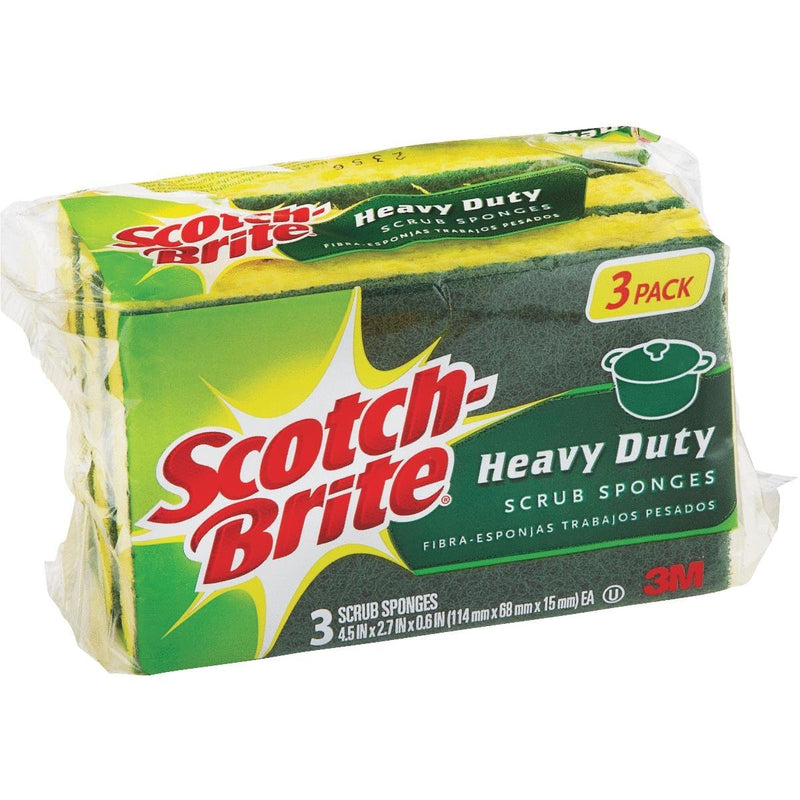 Scotch-Brite Heavy Duty Scrub Sponges – 3 pk
