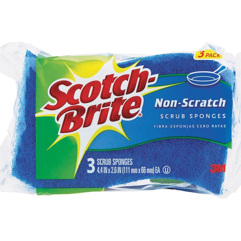 Scotch-Brite Non-Scratch Scrub Sponge – 3 pk