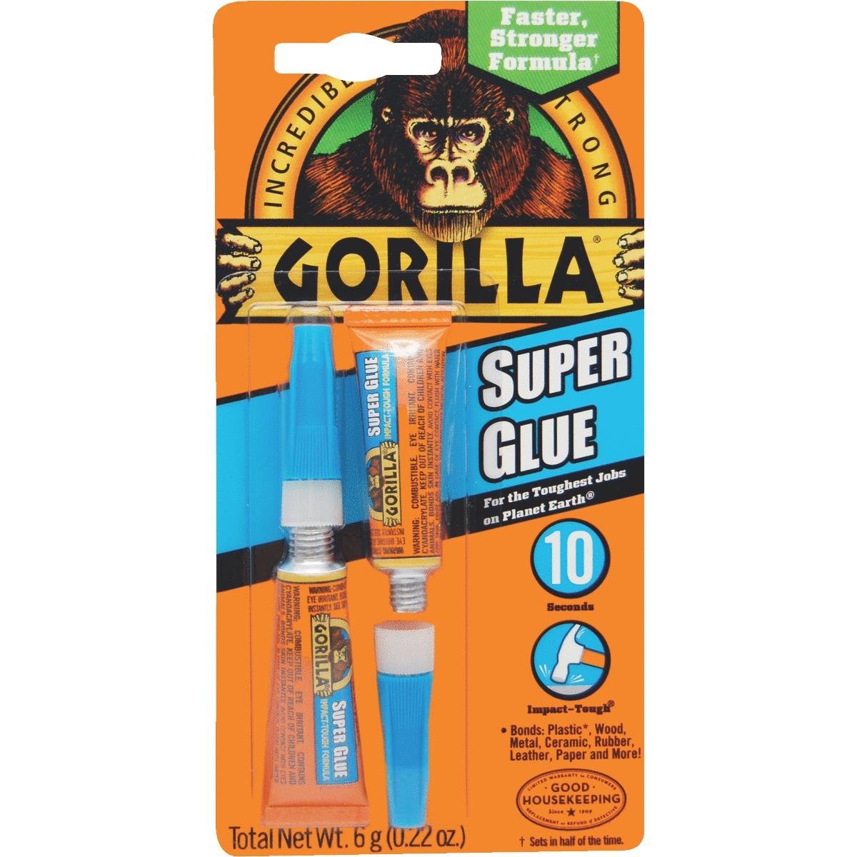 Gorilla Super Glue Singles – 2 Pack