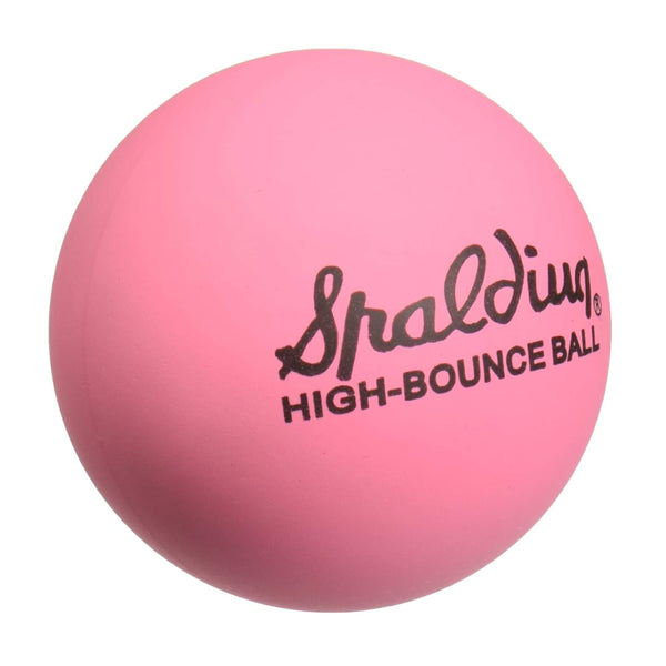 Spalding High Bounce Pink Rubber Ball
