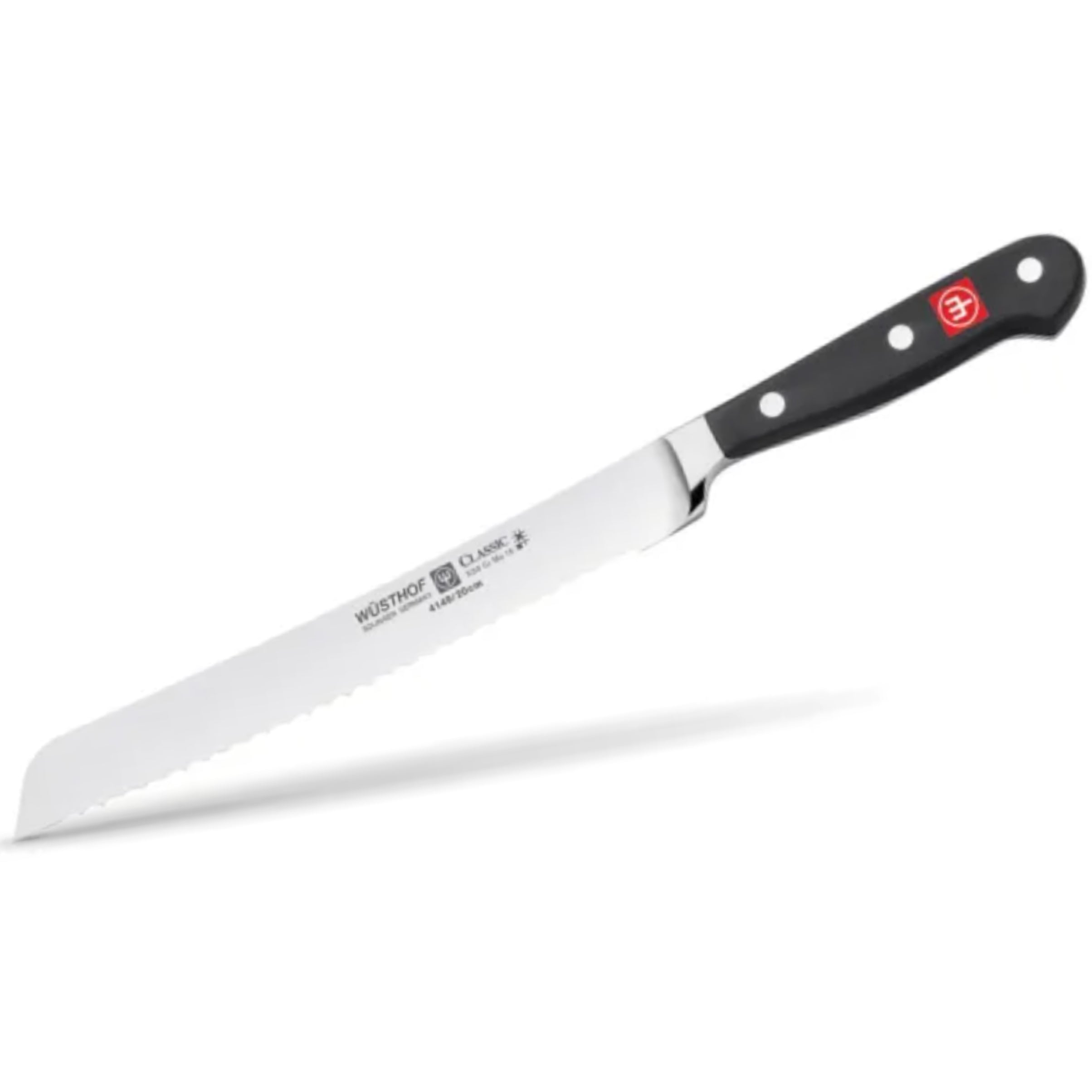 Wusthof Classic 8" Bread Knife - Serrated Edge – Full Tang – Forged