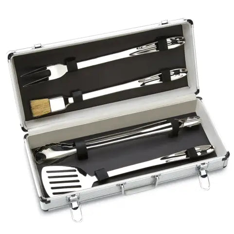 All-Clad BBQ Stainless Steel Tool Set – 4 Piece