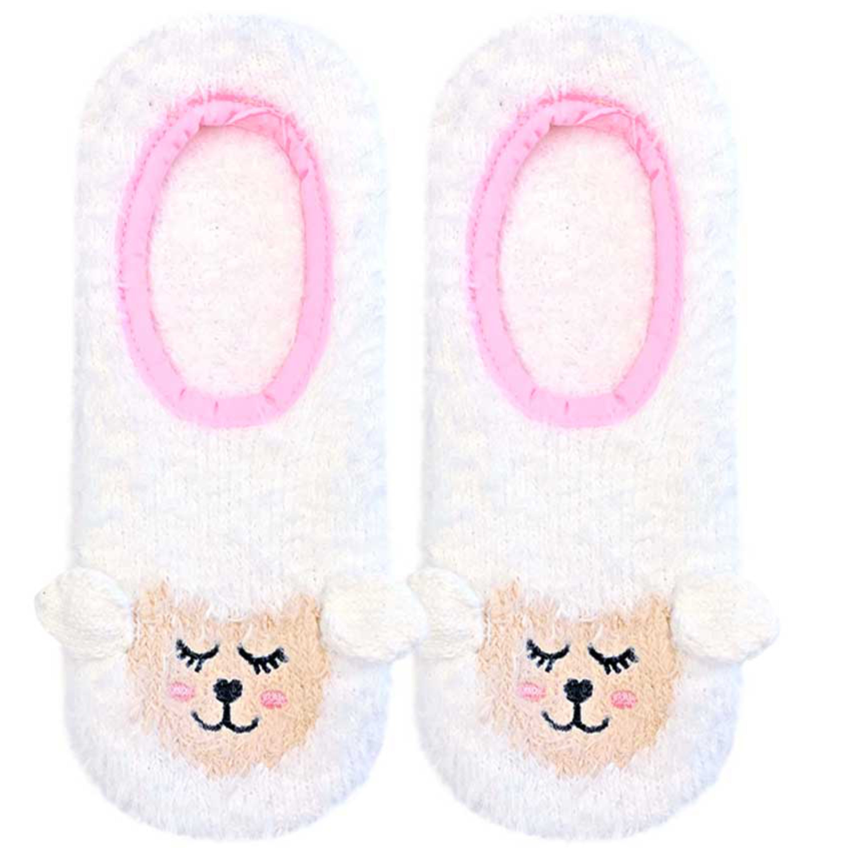 Living Royal Fuzzy Slippers – Lamb