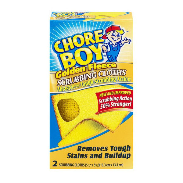 Chore Boy Golden Fleece Scrubbing Cloth – Box of 2