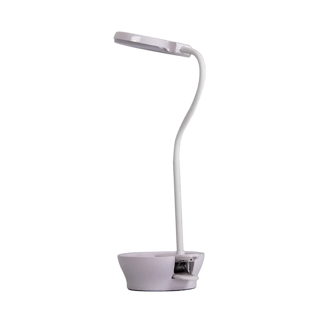 LED Task Light and Magnifier Table Lamp