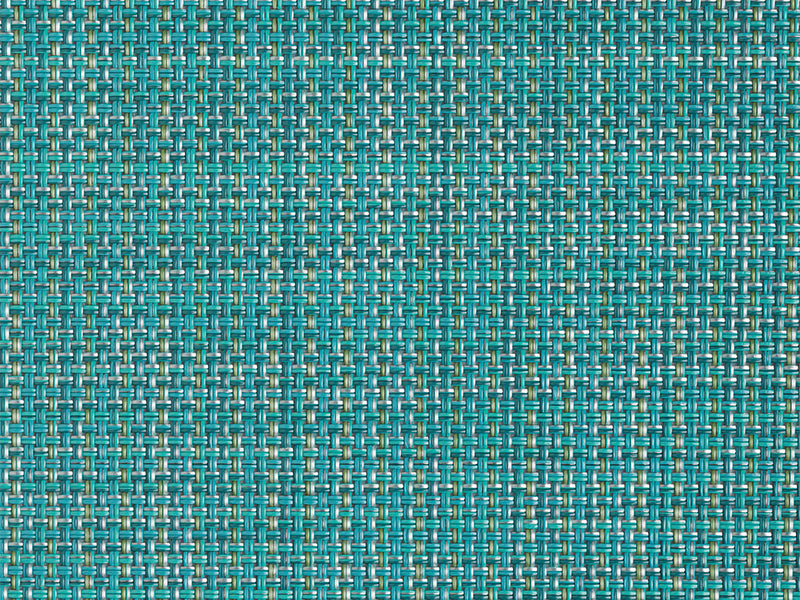 Chilewich Mini Basketweave Oval Placemat – Turquoise
