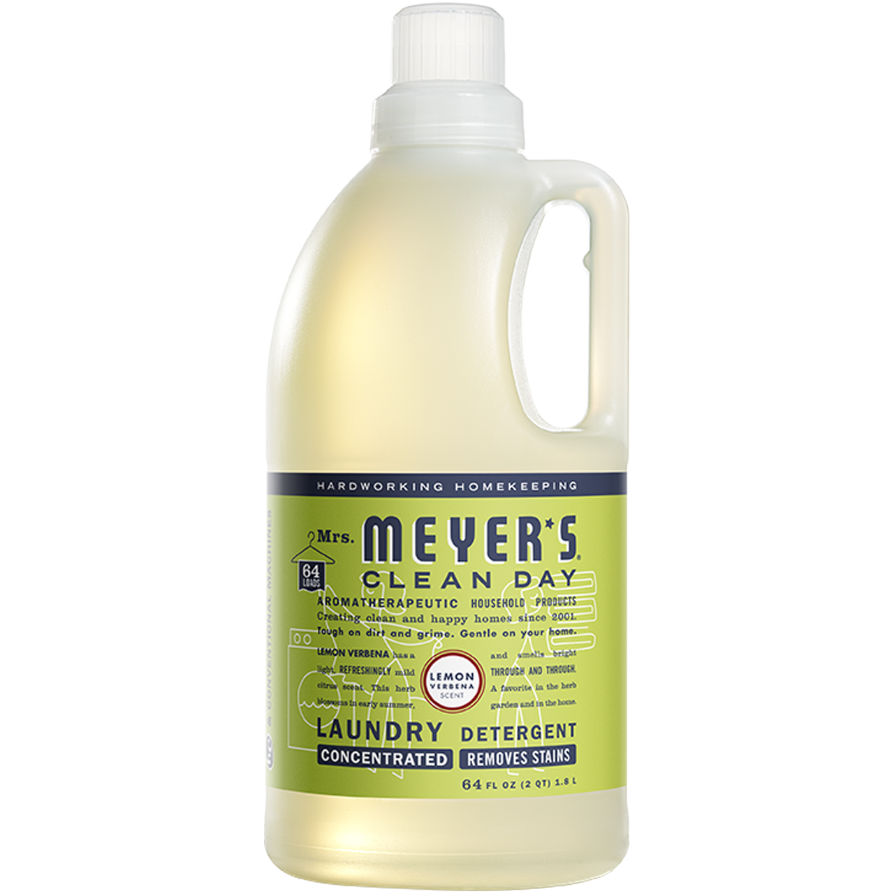 Mrs. Meyer's Lemon Verbena Laundry Detergent – 64oz
