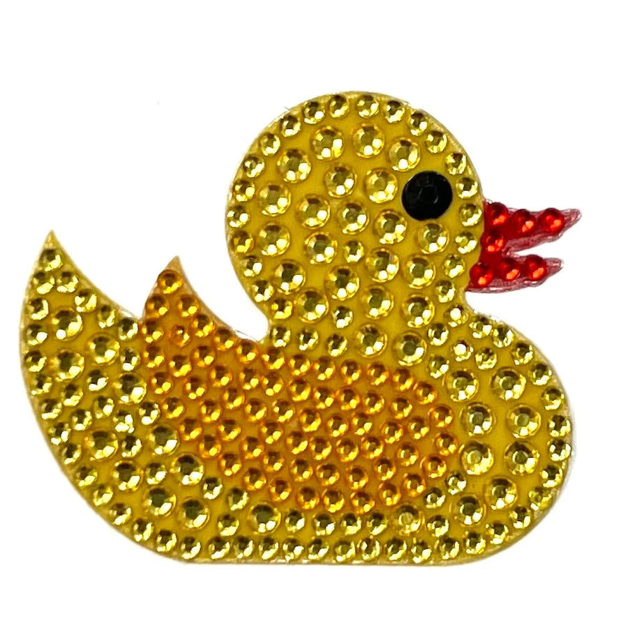StickerBeans Ruber Duck Sparkle Sticker – 2"