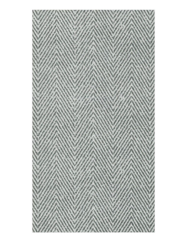 Caspari Jute Charcoal Paper Linen Guest Towels - 12pk