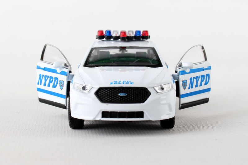 NYPD Small Pullback Ford Interceptor Police Car – 4.25" x 1.5"