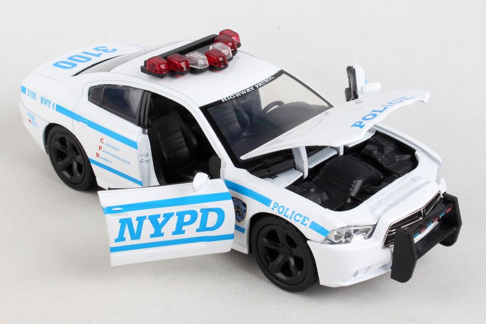 NYPD Official Dodge Charger Police Car – 8.5" x 3"