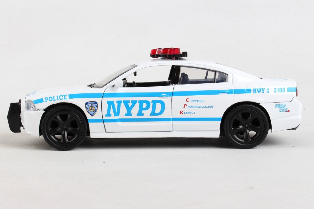 NYPD Official Dodge Charger Police Car – 8.5" x 3"