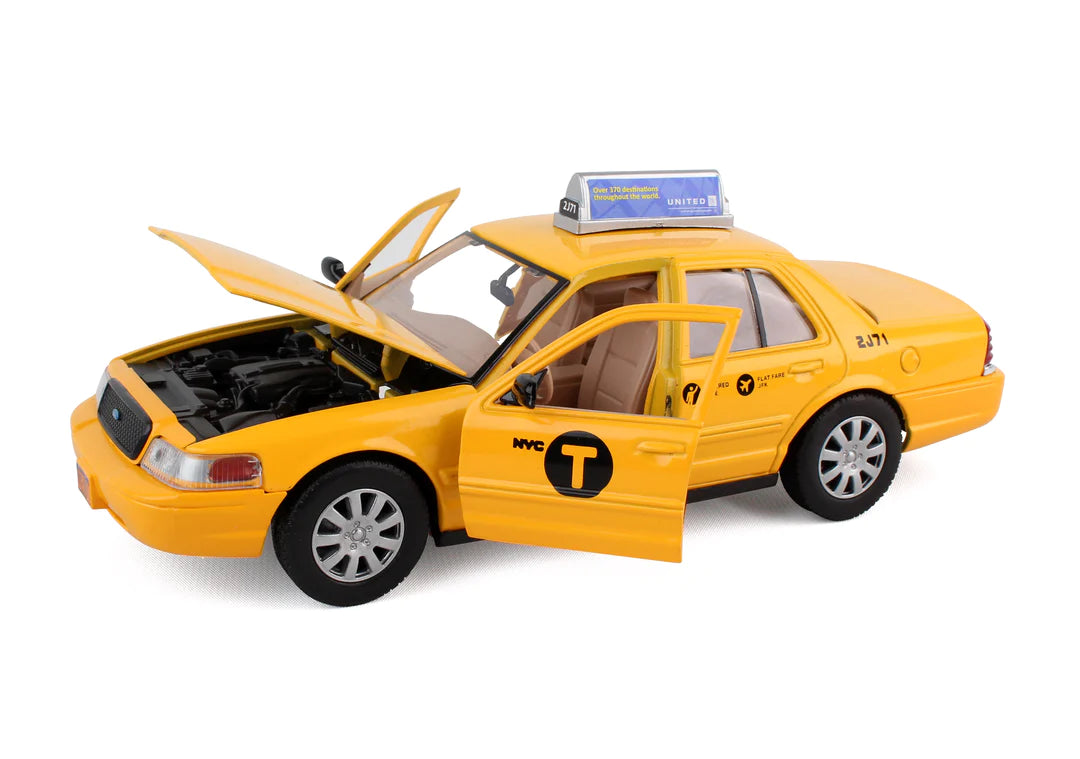 New York City Officially Licensed Crown Victoria Yellow Taxi – 9" x 3"