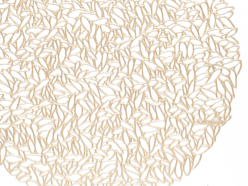 Chilewich Petal Round Placemat Champagne