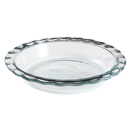 Pyrex Glass Fluted Pie Plate - 9.5"