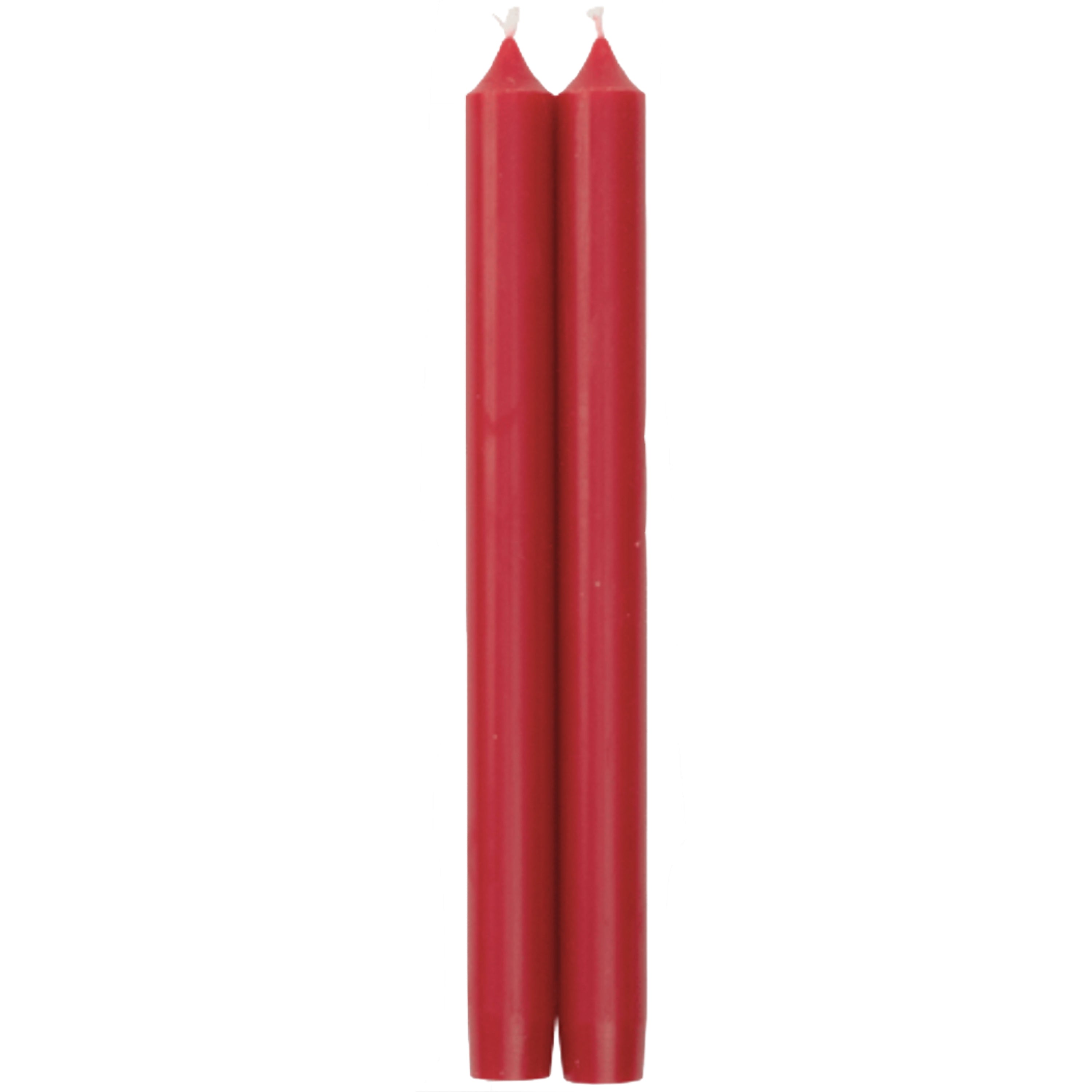 Caspari Tapered Candles in Red – 12inch – 2pk