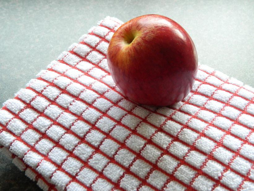 Samuel Lamont Poli Dri 100% Cotton Dish Towel – Red – Pack of 3