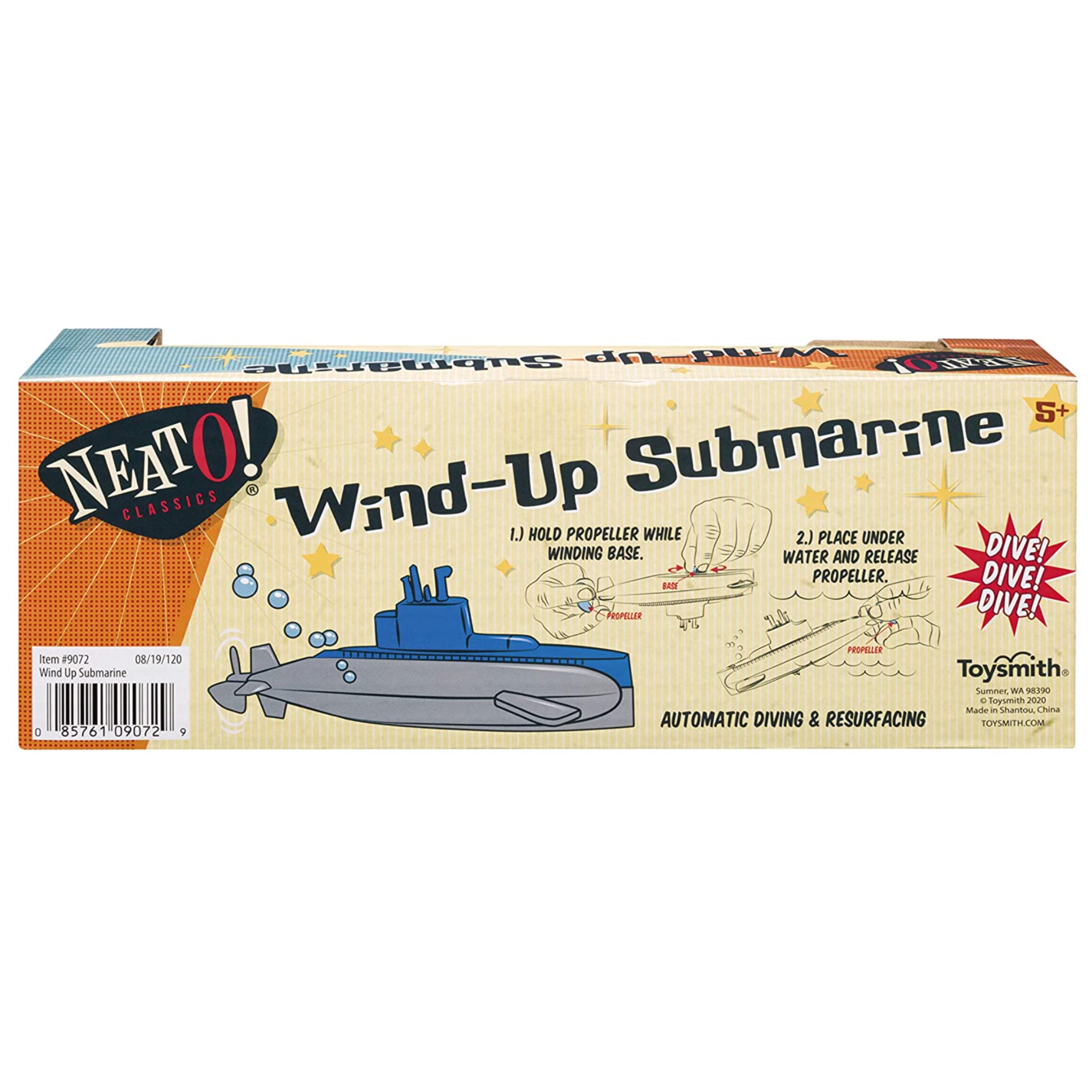 Wind Up Submarine Toy