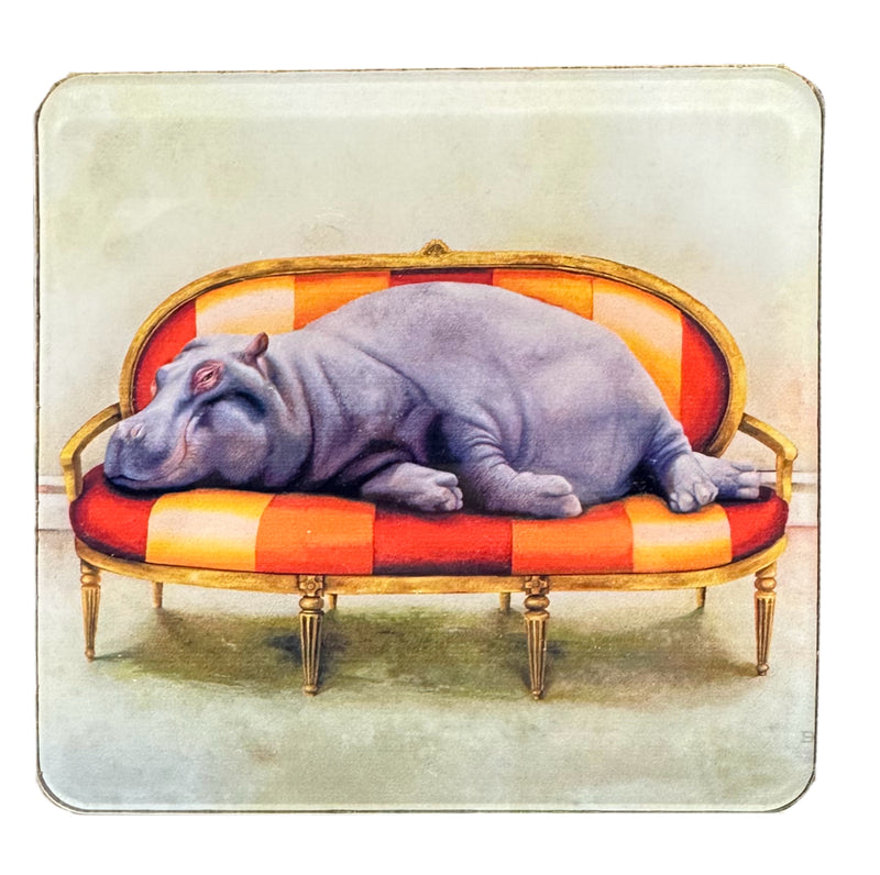 Wildlife At Leisure Hippo And Friends Coasters – Set of 4