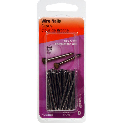 Bright Wire Nails – 1-1/2" x 16GA Snap-Pack