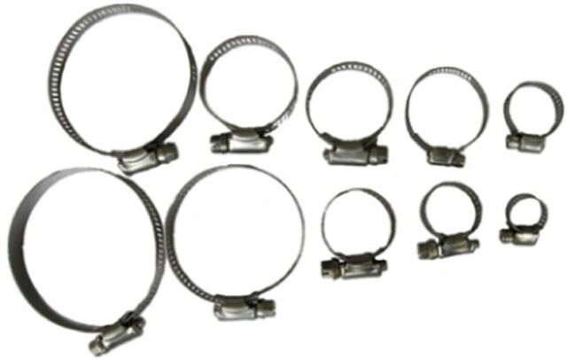 Assorted Hose Clamps – Pack of 10