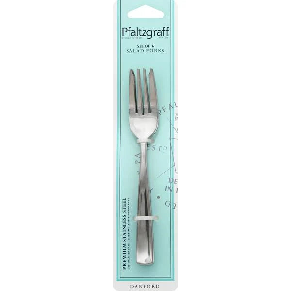 Pfaltzgraff Salad Forks Premium Stainless Steel – Set of 6