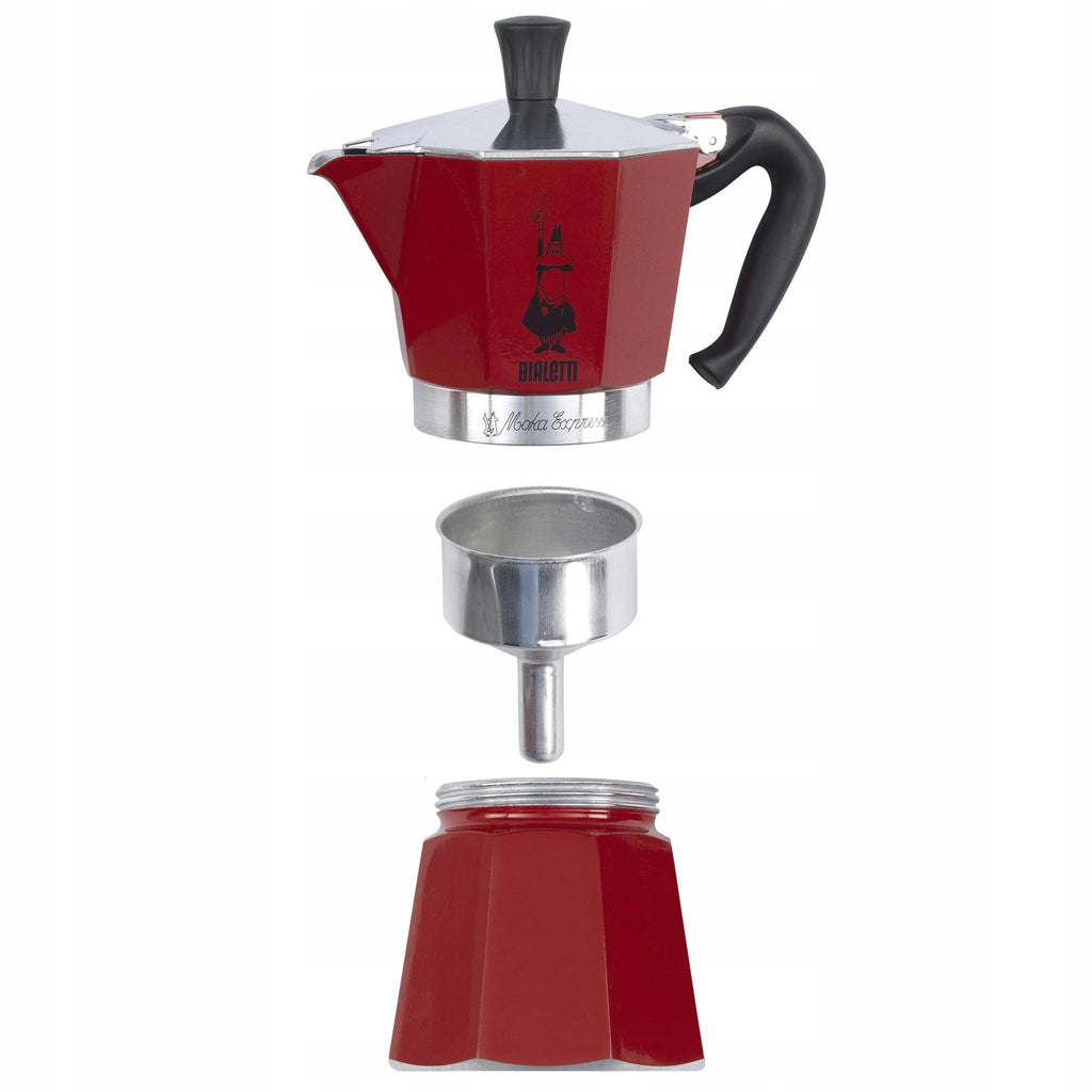  Bialetti - Moka Espress: Iconic Stovetop Espresso Maker, Makes  Real Italian Coffee, Moka Pot 6 Cups (6 Oz), Aluminium, Silver: Espresso  Machines: Home & Kitchen