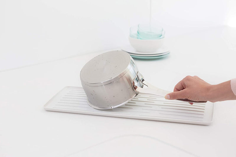 Silicone Dish Drying Mat SinkSide - Light Grey