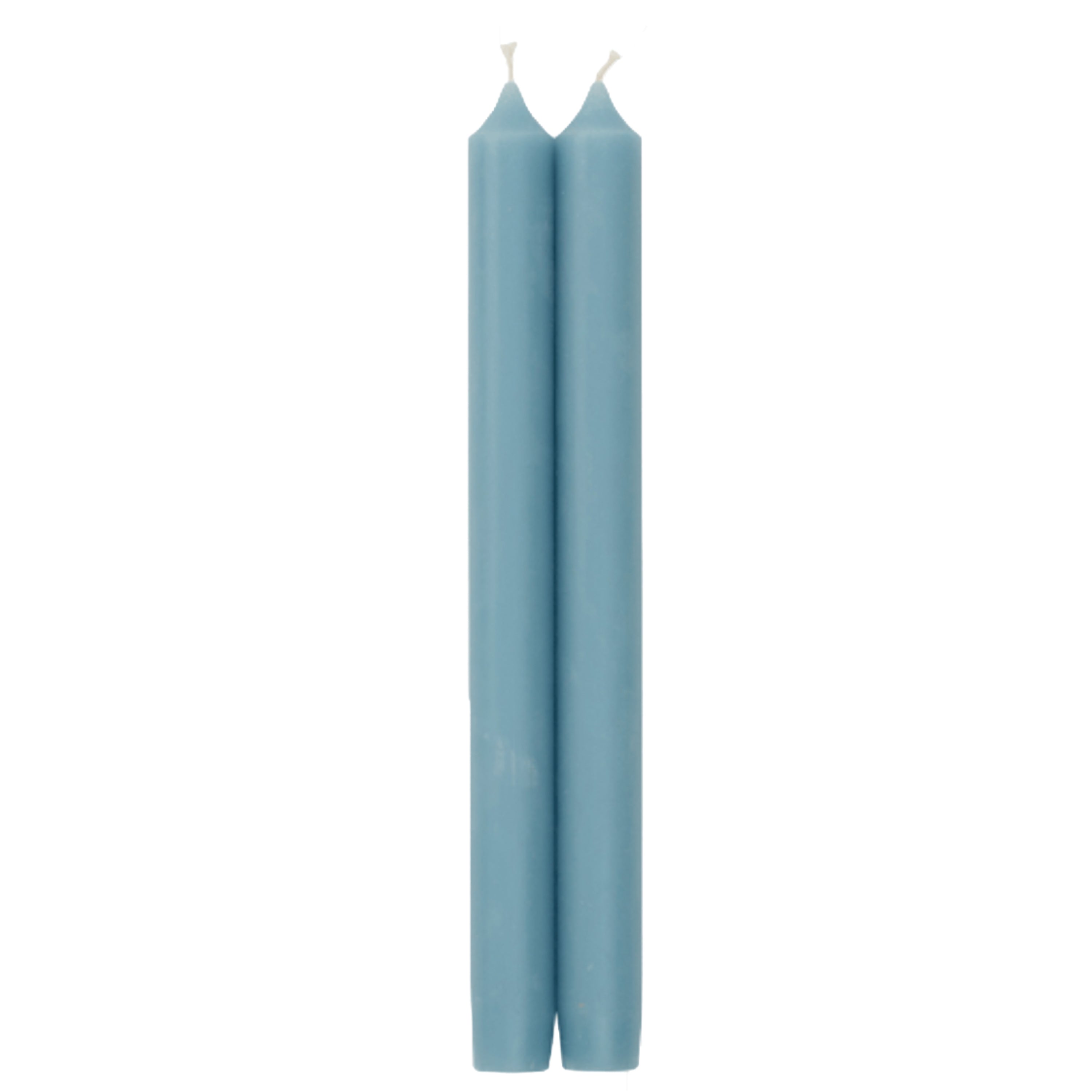 Caspari Tapered Candles in Stone Blue – 10inch – 2pk