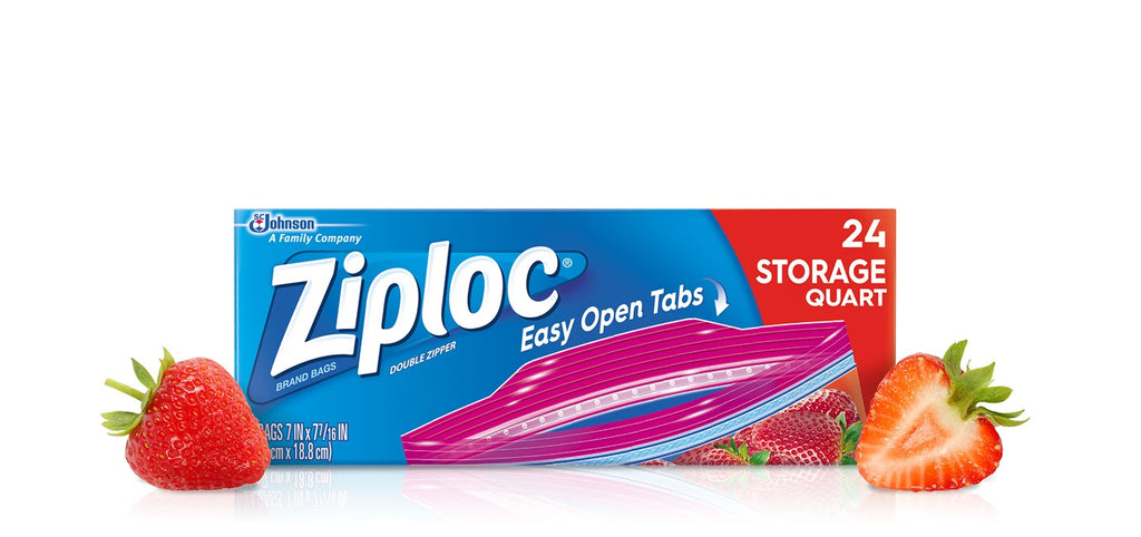 Ziploc Storage Quart Bags - 24ct
