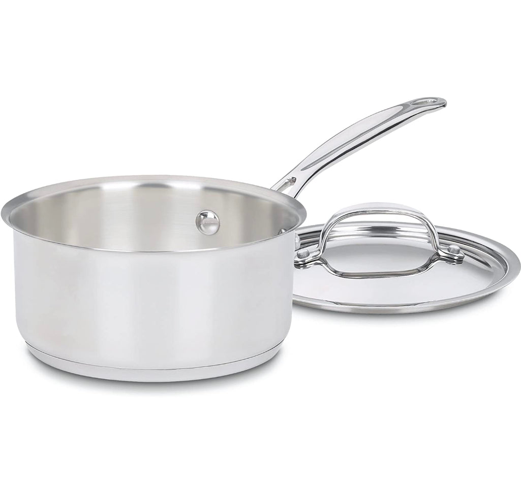 Cuisinart Chef's Classic Stainless Saucepan with Cover 1 ½ Quart