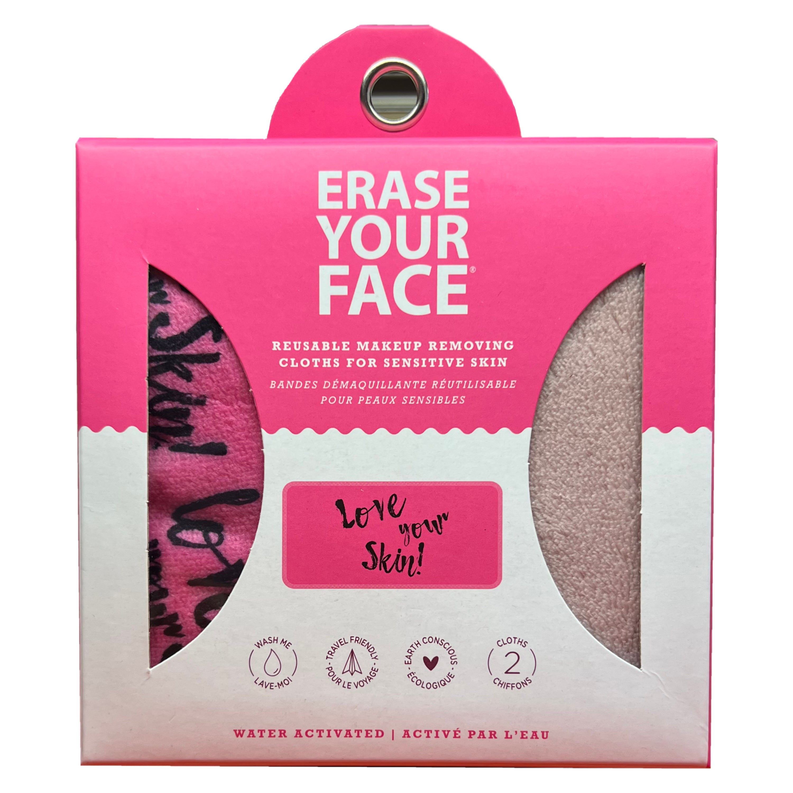 Erase Your Face Reusable MakeUp Cloths For Sensitive Skin
