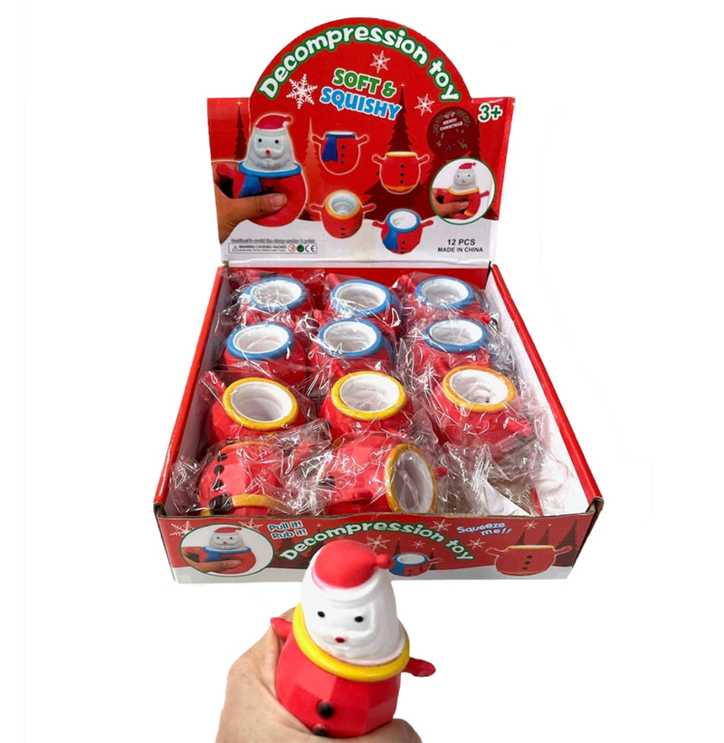 Christmas Santa Pop Up Cup – Assorted Colors - SOLD INDIVIDUALLY