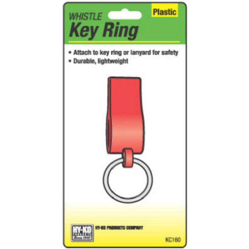 Plastic Whistle With Split Ring